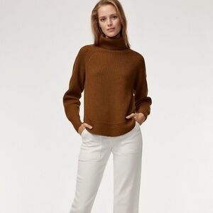 Aritzia Wilfred Asianna Sweater - Camel Size S